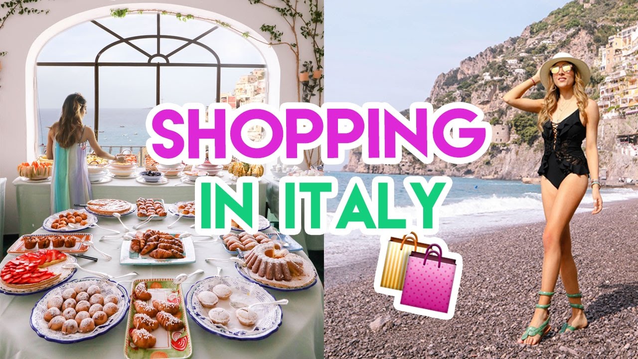 Shopping in ITALY! | Amelia Liana Travel Vlog