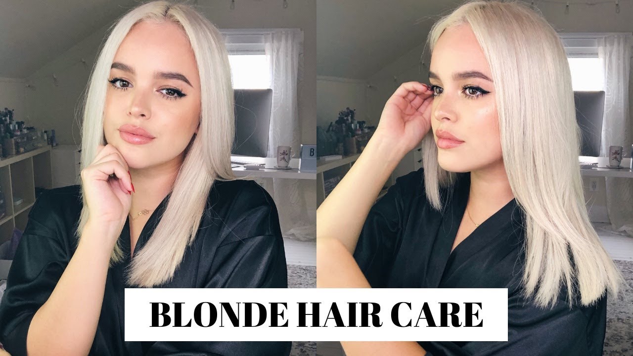 HOW TO KEEP BLEACH BLONDE HAIR HEALTHY! UPDATED HAIR CARE ROUTINE | CassidySecrets