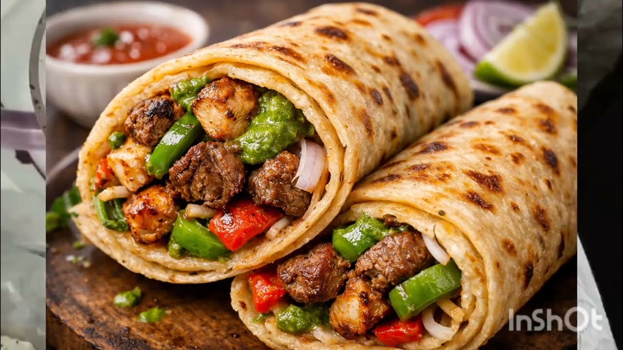 Paratha roll recipe | The Zesty Table