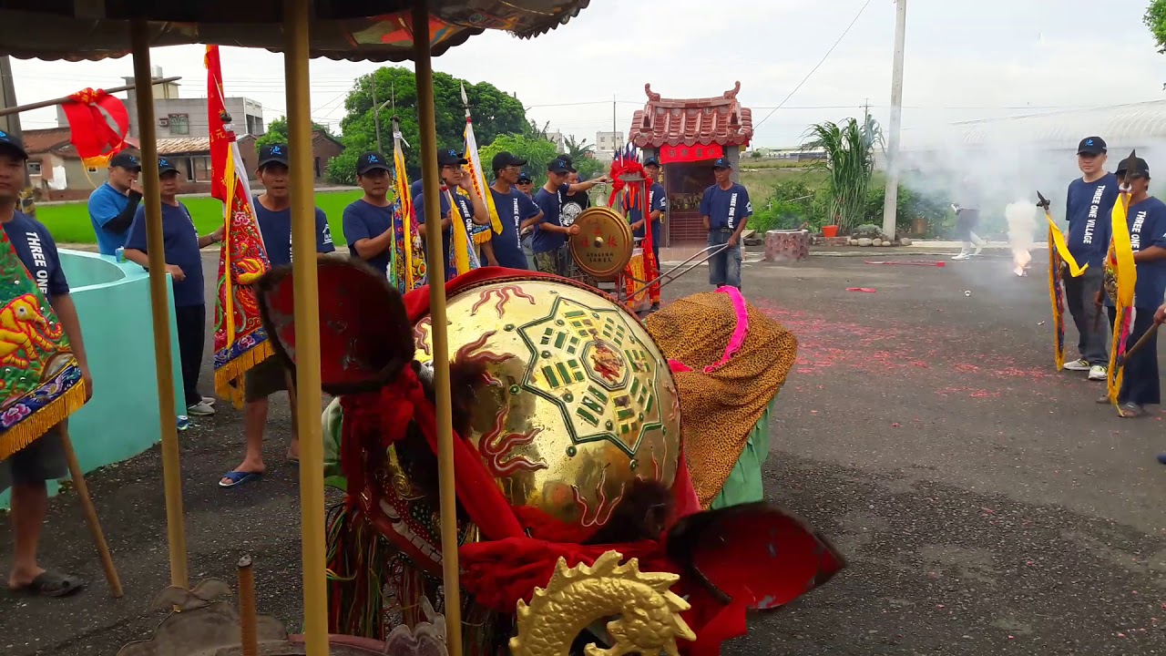 109-7/20-三義村.代天府.振興社.獅陣在於中營大將軍參神拜禮.