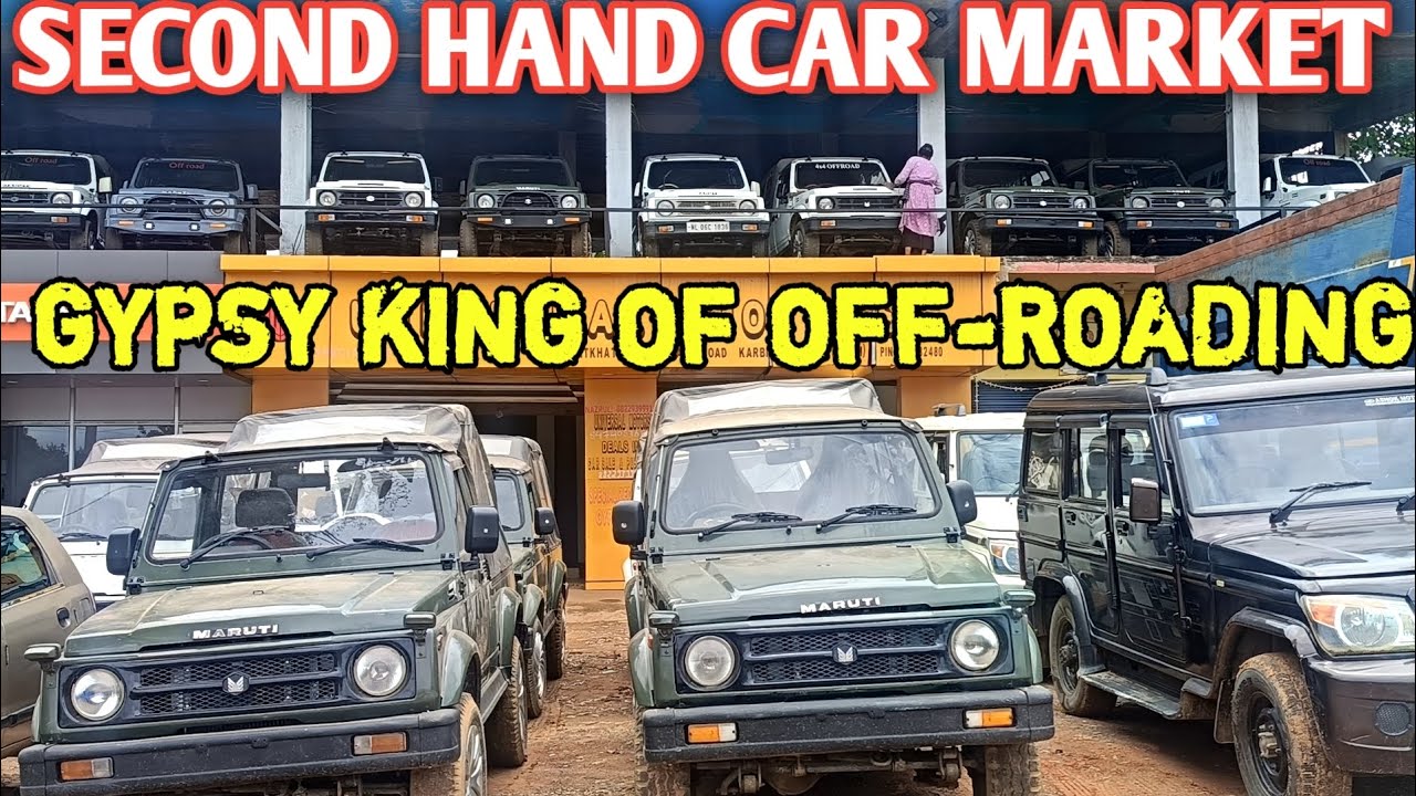 Second hand jeep & Gypsy Available retail and wholesale khatkhati used car market
