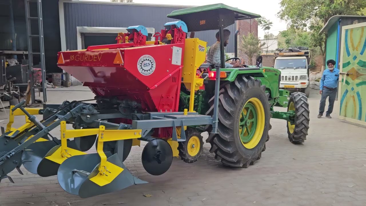 Best Automatic Potato Planter 🥔 RS-GURDEV Agro Industries Near Nabha Kanchian Sua Road Bhawanigarh
