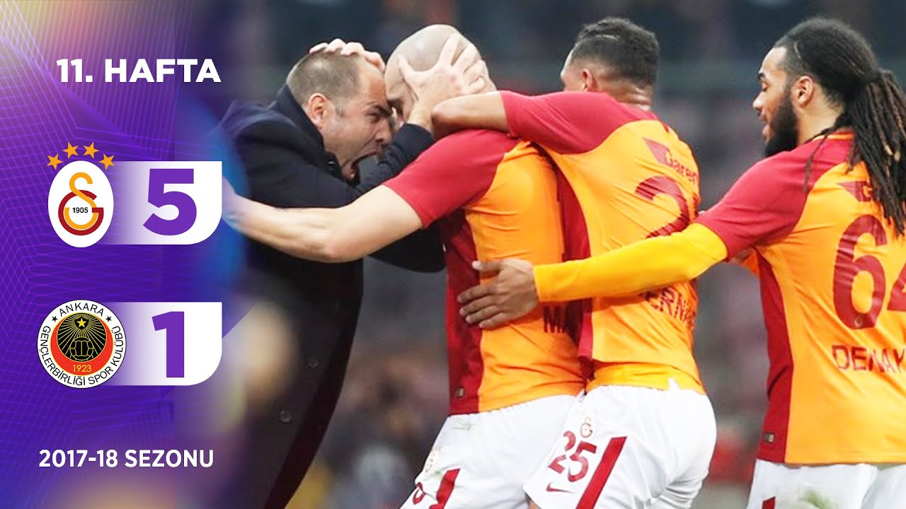 Galatasaray (5-1) Gençlerbirliği | 11. Hafta - 2017/18