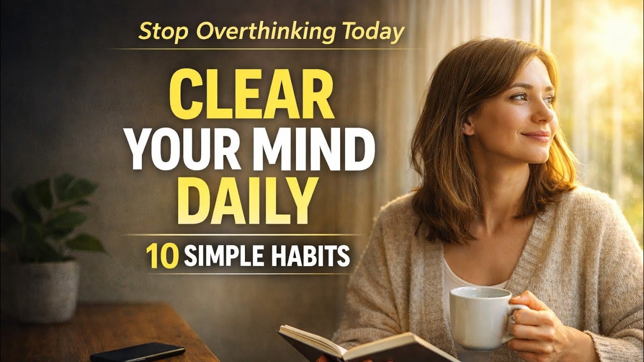 10 Daily Habits for Mental Clarity 🧠 | Stop Overthinking & Focus Better