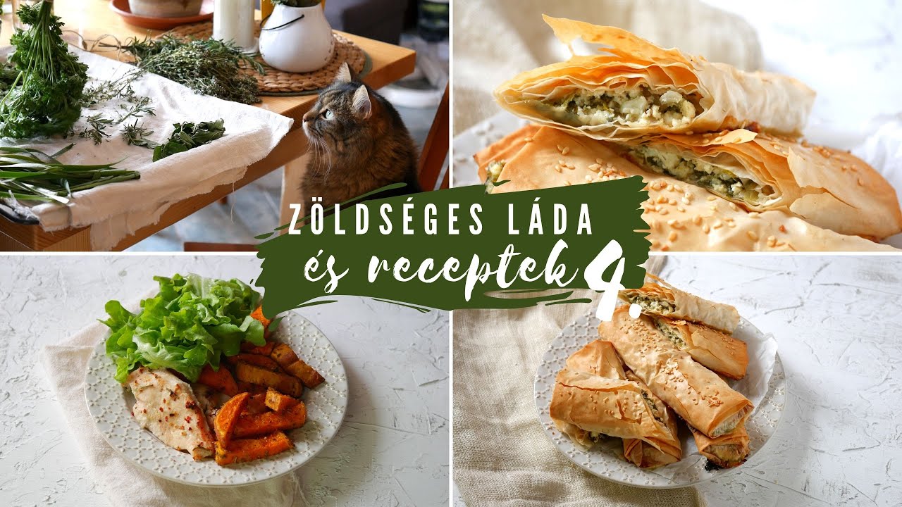 Spenótos-túrós rétes (spanakopita) - sütőben sült édesburgonya - fűszer szárítás - Zöldséges Láda 4