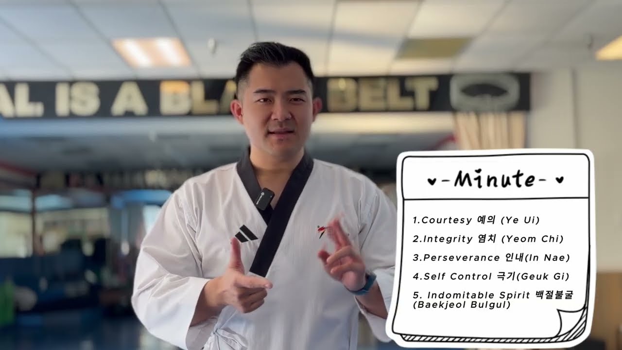 The Tenants of Taekwondo Intro