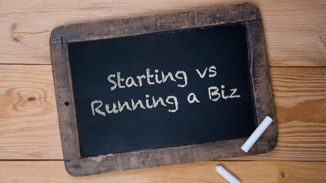 Ask Jay - Starting Versus Running a Business