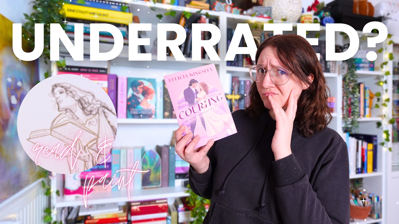 Reading Vlog | Ich lese mein 6. TBR-Buch & male ein Bild 🎨📚
