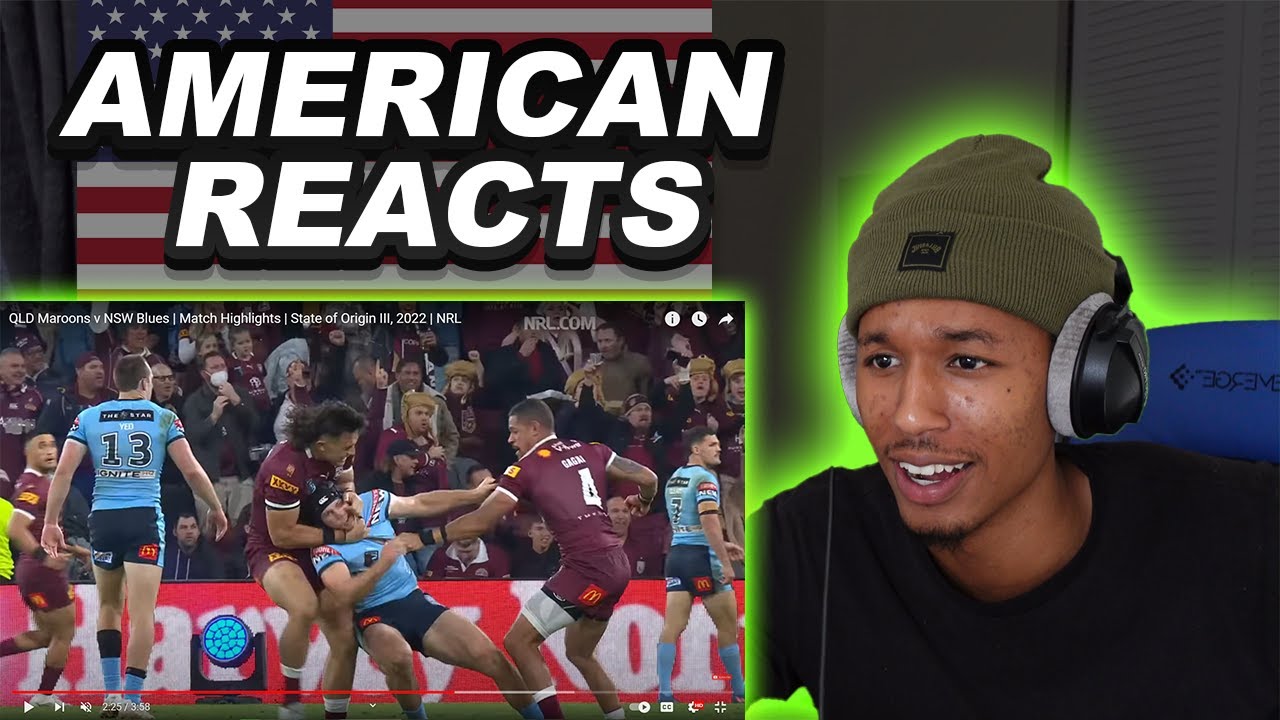 THEY STARTED FIGHTING!! QLD Maroons v NSW Blues | State of Origin *Reaction*
