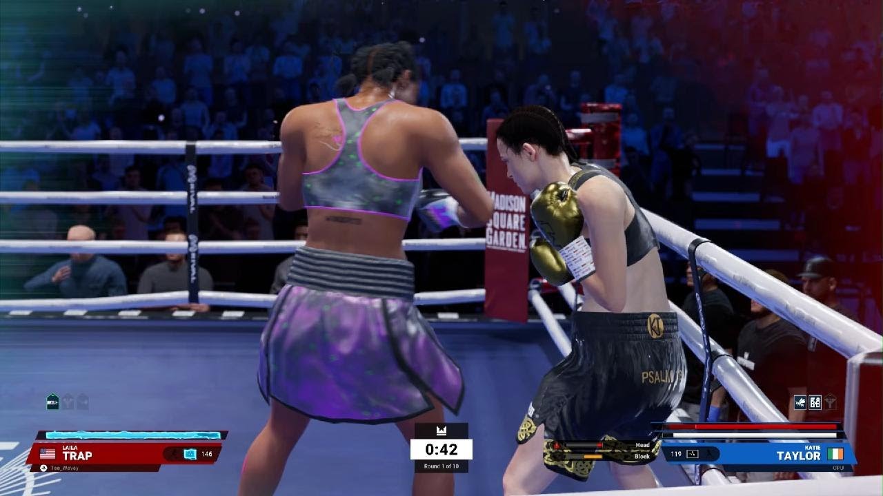 Laila Trap vs. Katie Taylor 1🏆😈🚭