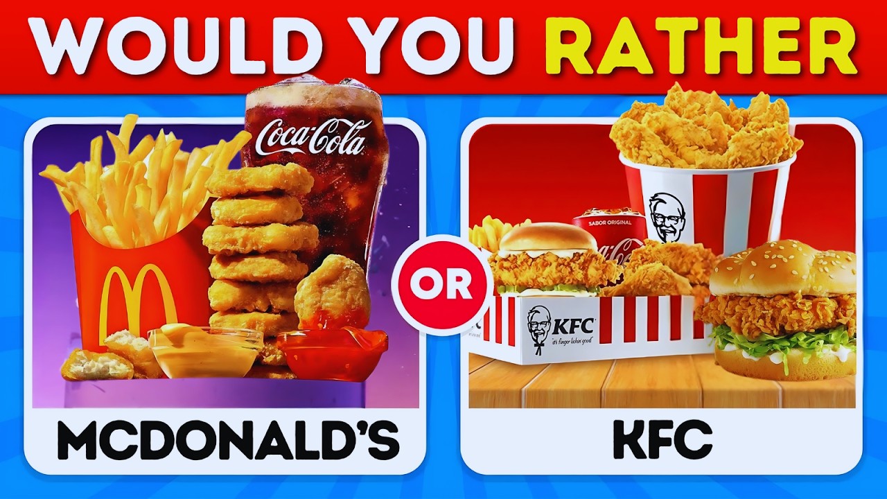 Would You Rather Food Edition 🍟🧁| Hard to Choose