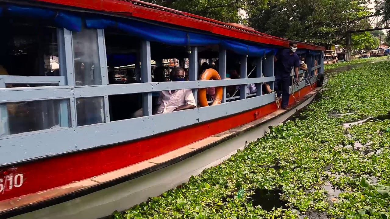 Alappuzha Boat Ride, The Great Back Waters Of Kerala | Kerala Water Transportation Service |