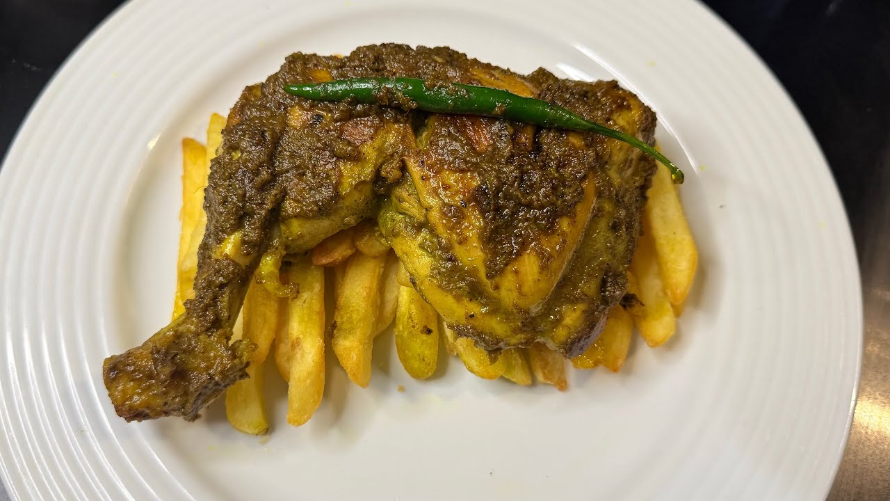 Goan Chicken Cafreal Recipe | How to make Chicken Cafreal |