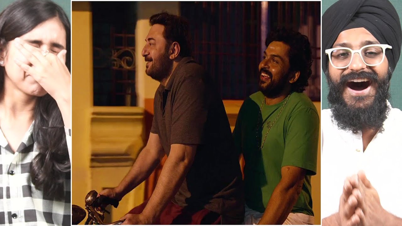 Meiyazhagan Emotional Cycle Ride Scene Reaction | Arvind Swami | Karthi  | Parbrahm Singh