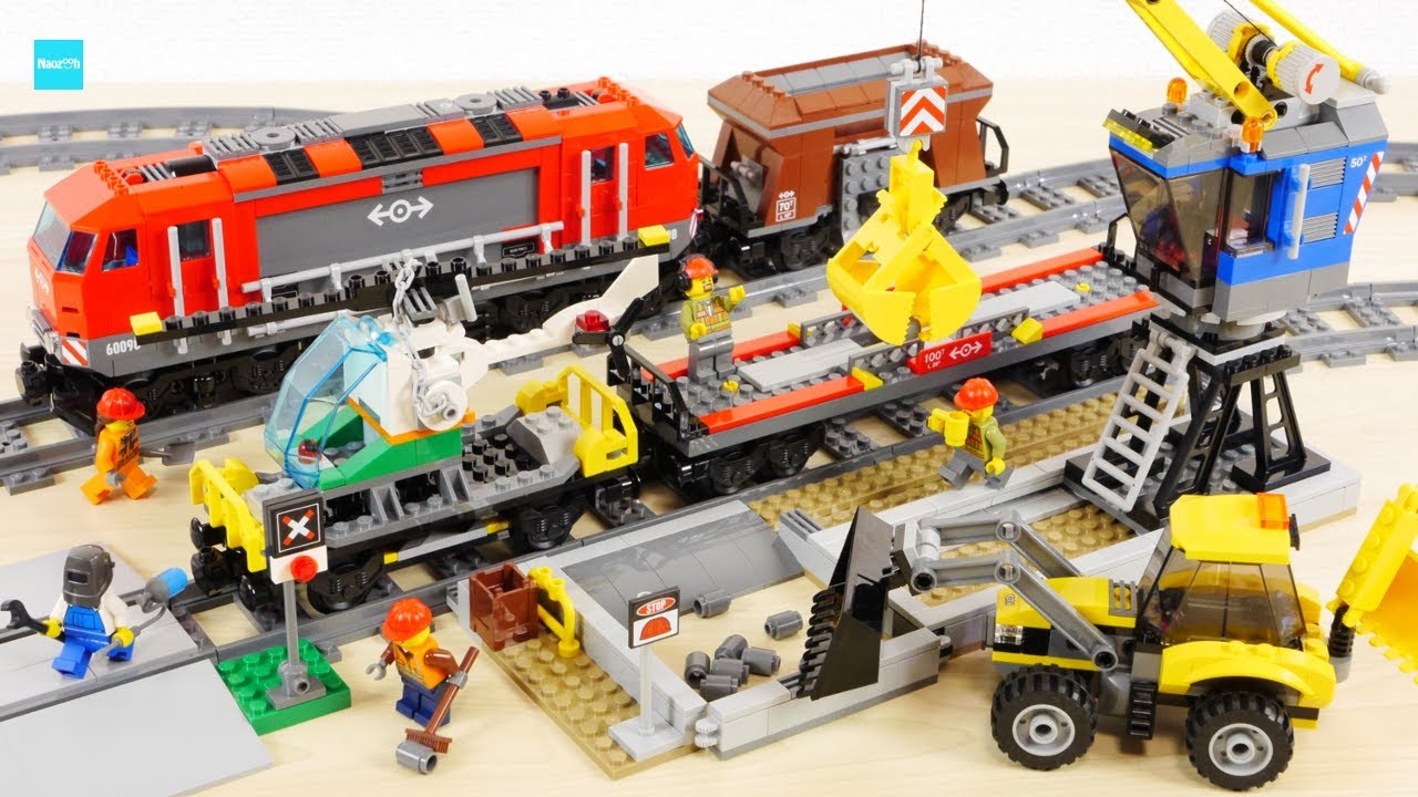 レゴ シティ パワフル貨物列車 60098 ／ LEGO City Heavy-Haul Train Speed Build & Review