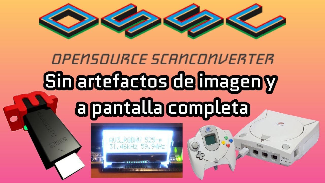DREAMCAST + TORO VGA BOX + OSSC v0.88 (Line2x: linedoubled) + la SOLUCIÓN a mCLASSIC = ESPECTACULAR