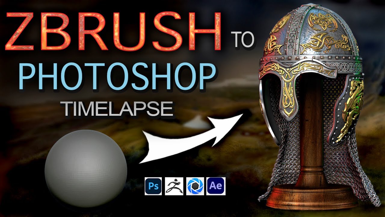 Viking Battle Helmet / ZBrush Timelapse / Aleksandr Platonychev