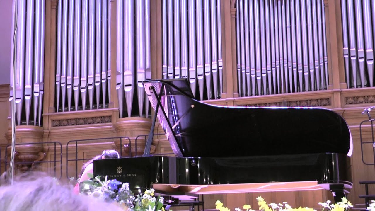 Graduation recital in Great hall of Moscow conservatory - June 2012