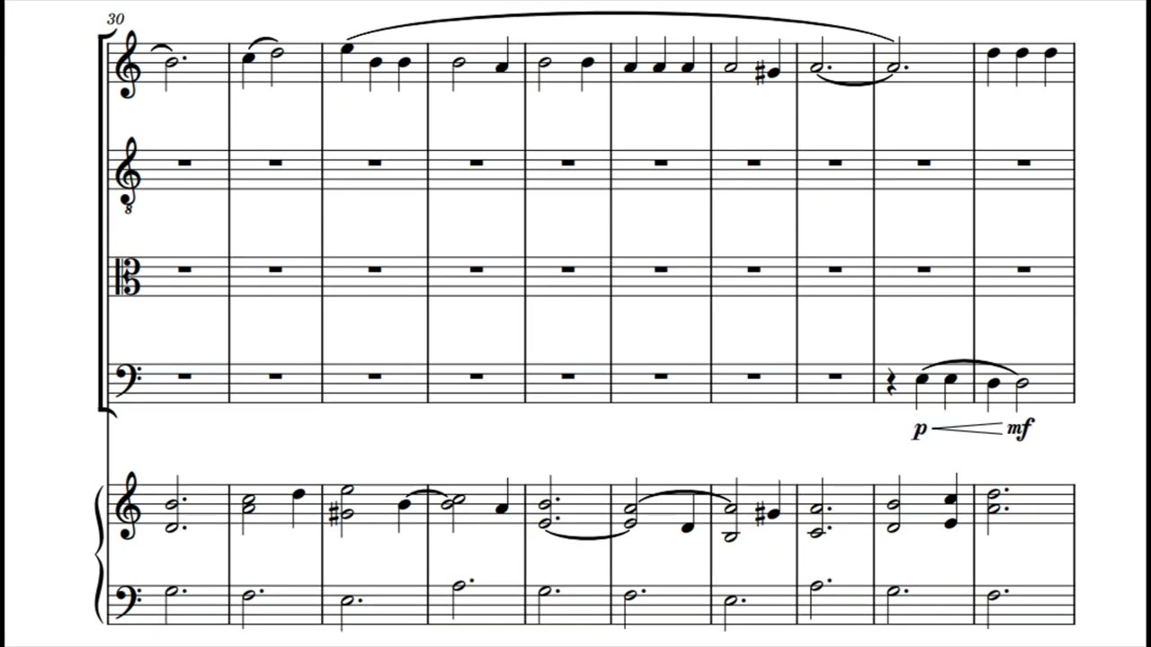 Monteverdi - Lamento della Ninfa (transcription for string quartet)