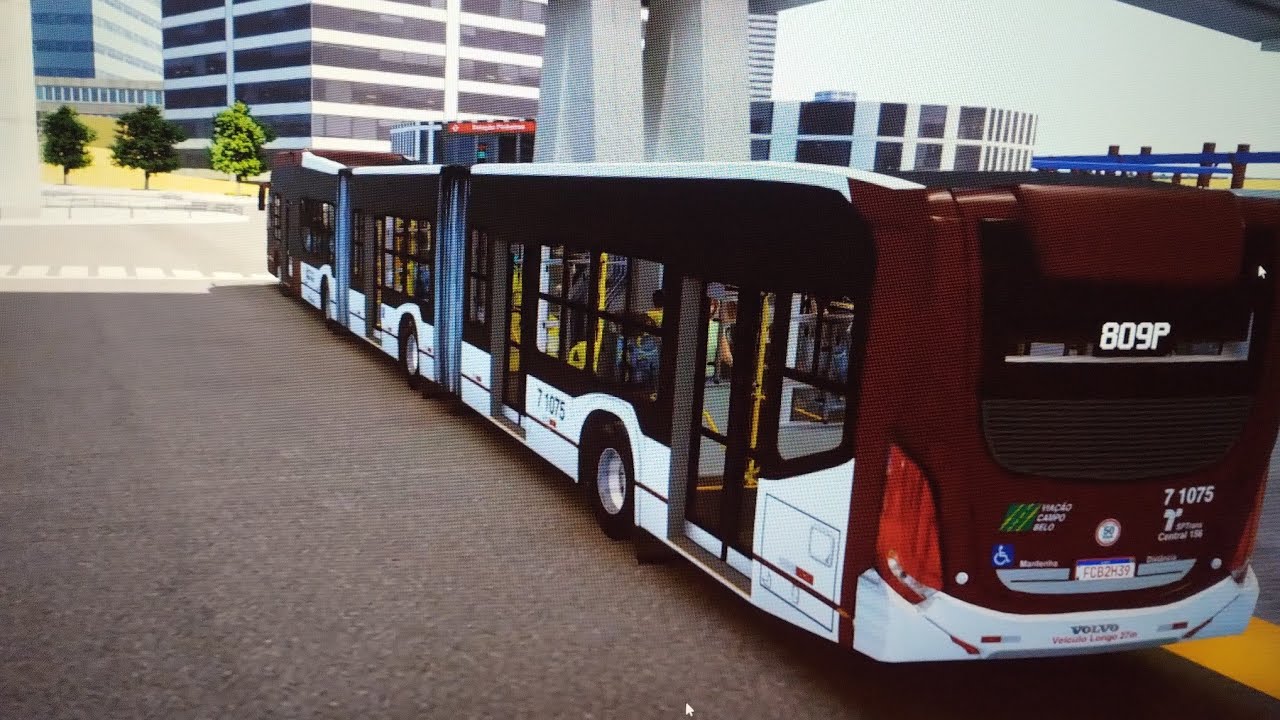 Antigo bi articulado da cidade de São Paulo