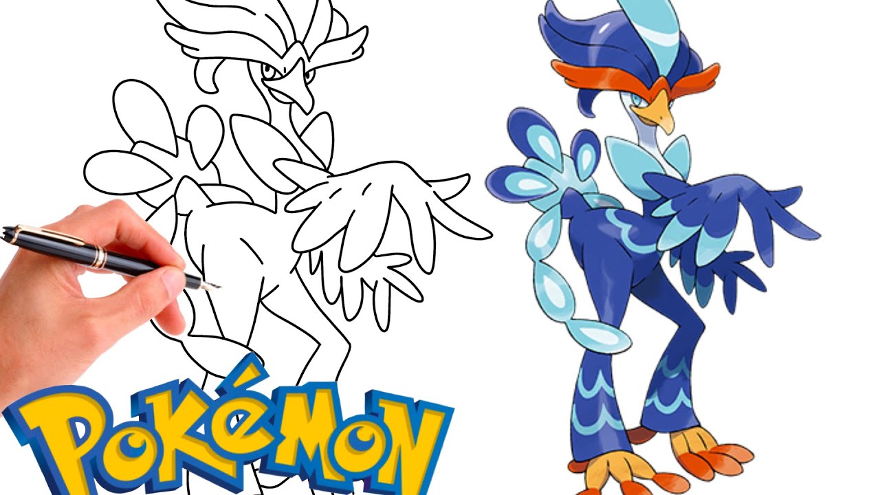 How To Draw QUAQUAVAL POKEMON #914 | Generation 9