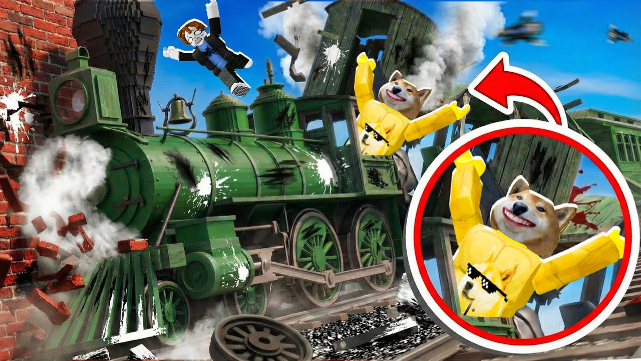 SOPRAVVIVO A INCIDENTI FERROVIARI MORTALI SU ROBLOX TRAIN CRASH SURVIVAL.
