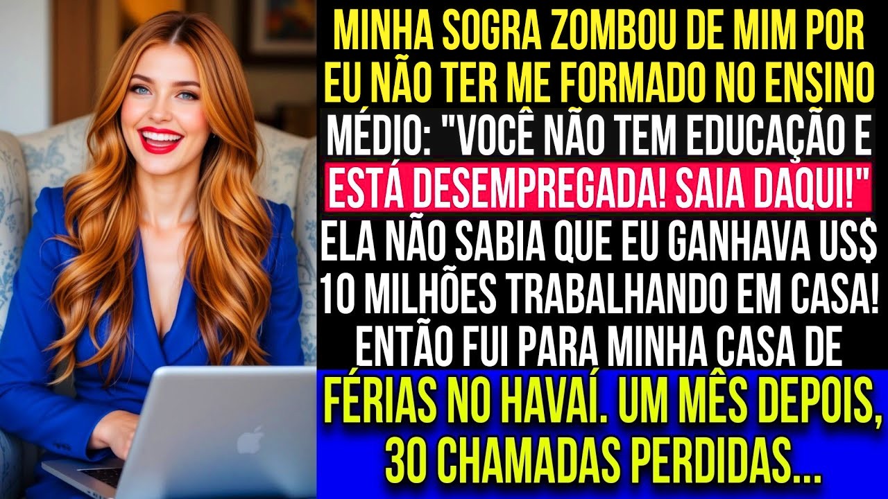 Ganhei US$10 milhões e sustentei todo mundo — minha sogra disse  'Vá embora, canalha!' Então eu