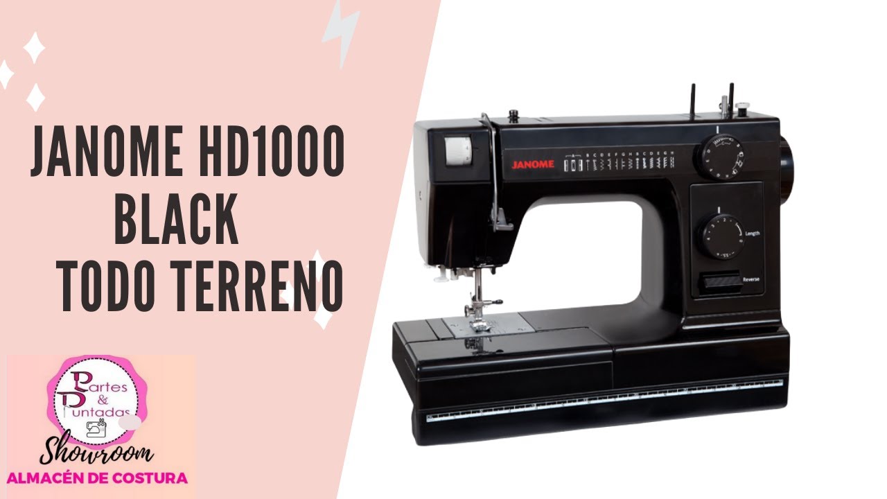 Partes y Puntadas Showroom.  Cómo usar tu Janome HD 1000