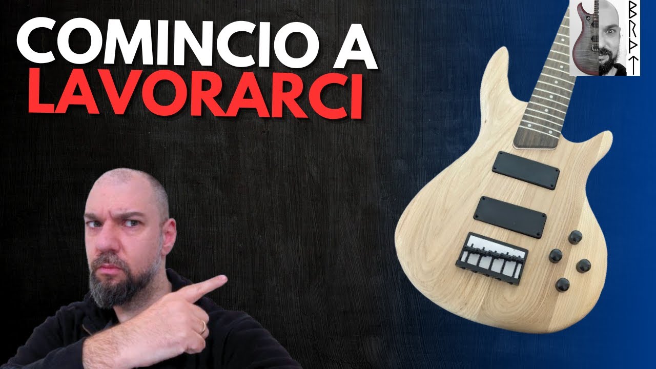 Basso di Guitar Kit Fabric, facciamo i primi lavori su body e manico