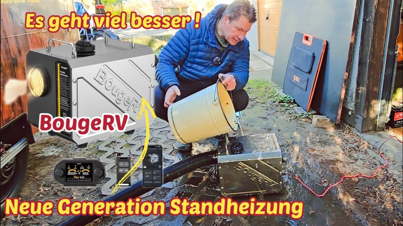 BougeRV transportable 5 KW Standheizung #dieselheizung 
