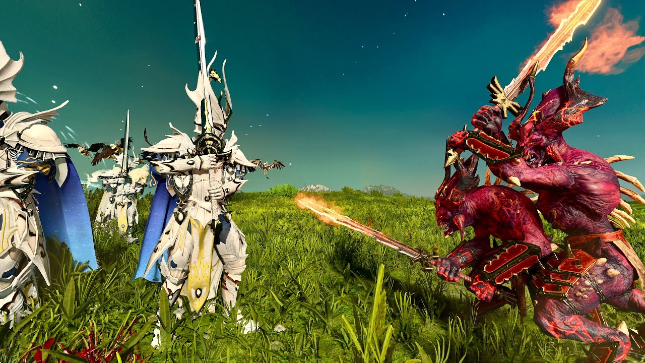 High Elves Vs Khorne | Total War Warhammer 3 Cinematic Battle