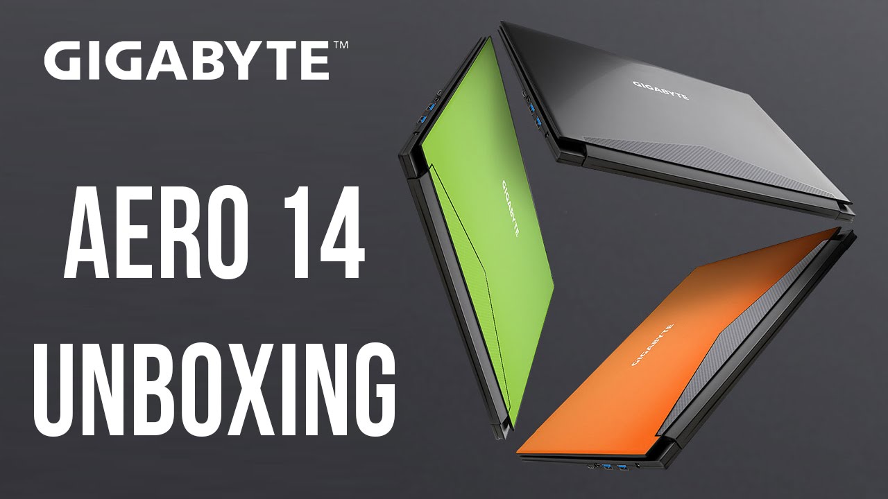 GIGABYTE Aero 14 Unboxing – An Ultraportable Performance Laptop