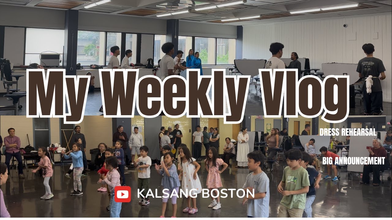 Boston Tibetan Sunday School – Fundraiser Rehearsal Day Highlight l Weekly Vlog l