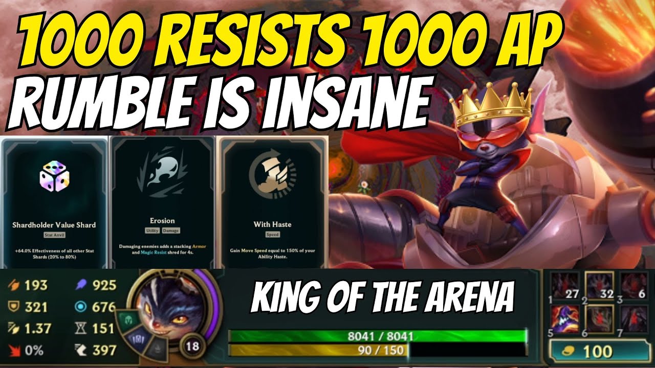 Rumble COOKS His Opponents In League Arenas LITERALLY | King Of The Arena