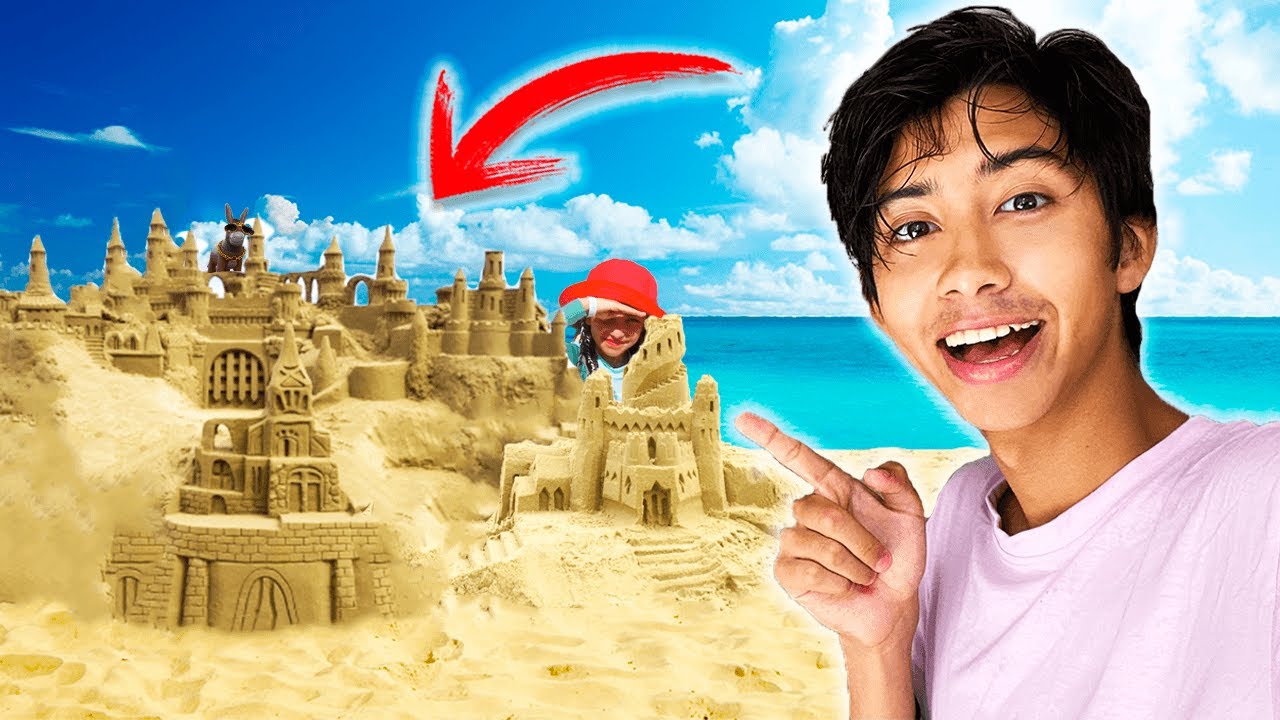 &iexcl;HICIMOS UN CASTILLO DE ARENA GIGANTE! - BROLAND
