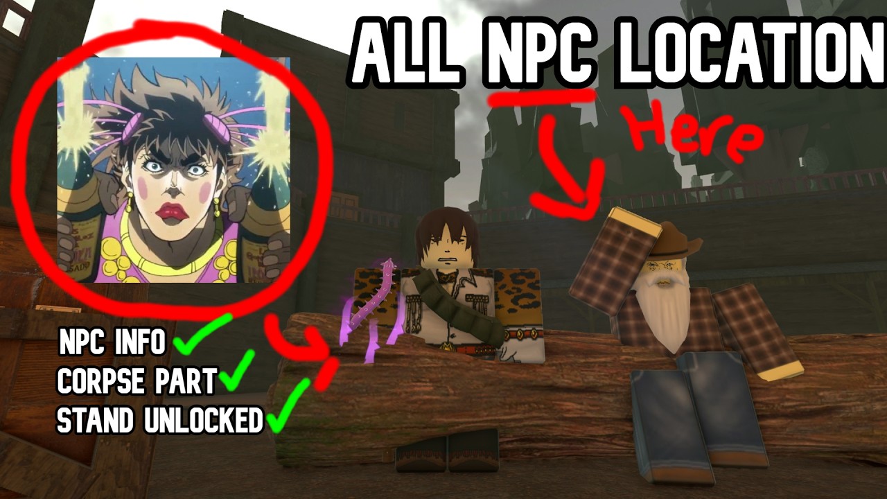 Every NPC Explained + Locations in Bridger Western (Accidentally got Stand) | Roblox