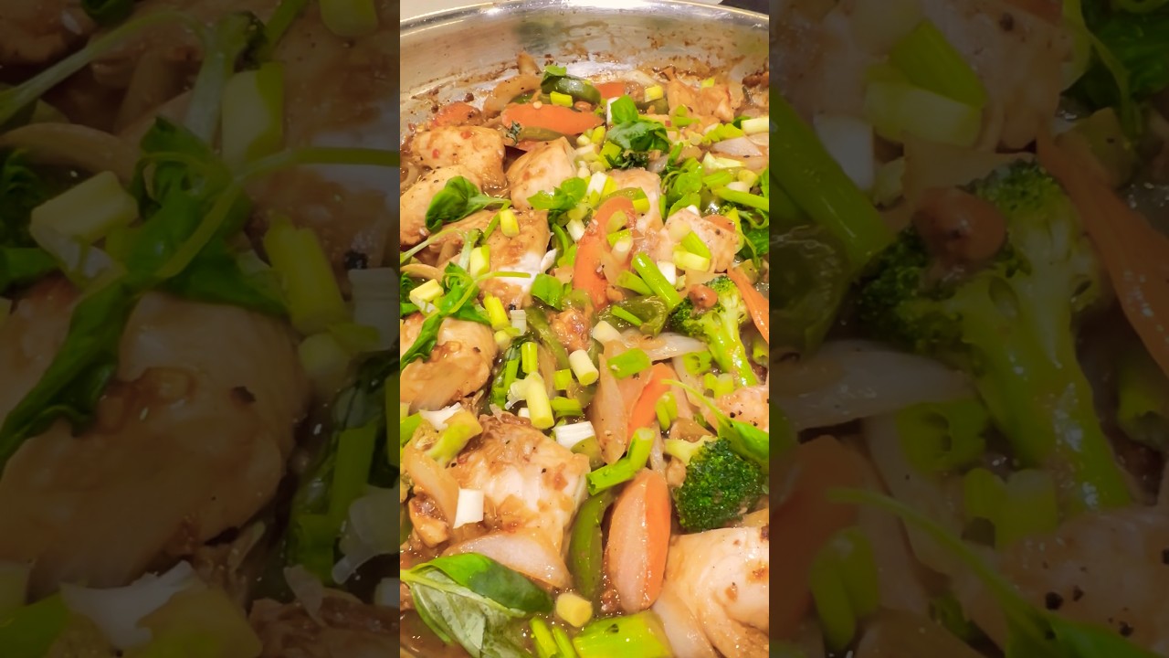A Quick Stir Fry Meal #healthyfood #shorts #saute #food #asian #style #reels