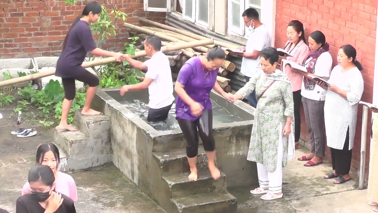 Sangtam Baptist Church Dimapur, Easter Morning Baptism (17.04.2022)