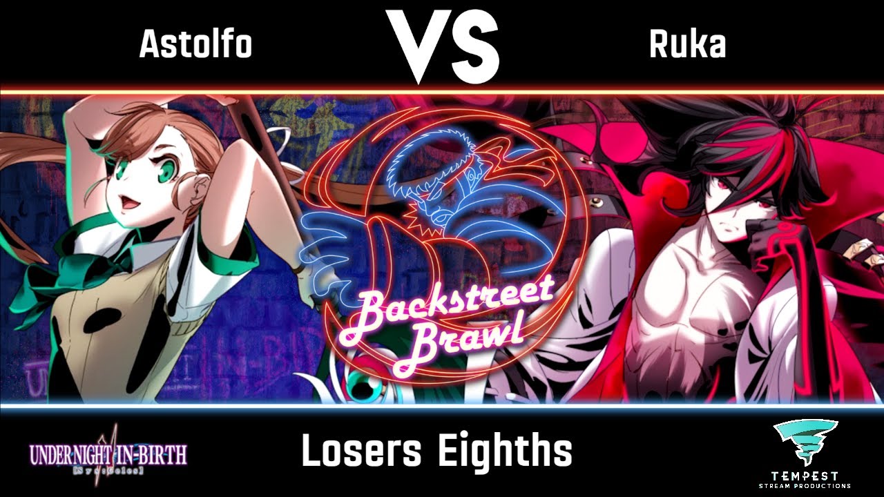 Astolfo (Nanase) vs Ruka (Kuon) - UNI 2 Losers Eighths - Backstreet Brawl #2