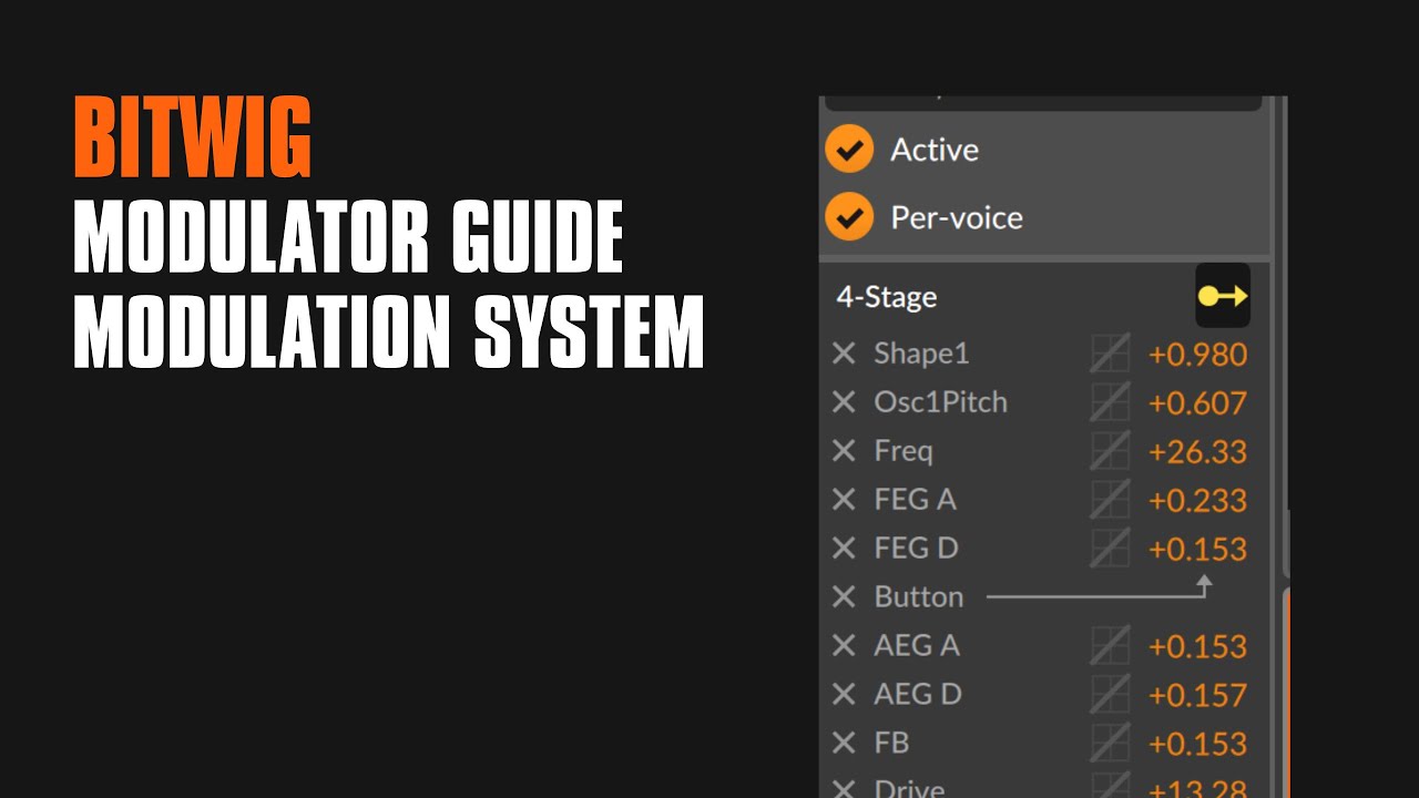 The Modulation System - Bitwig Modulator Guide