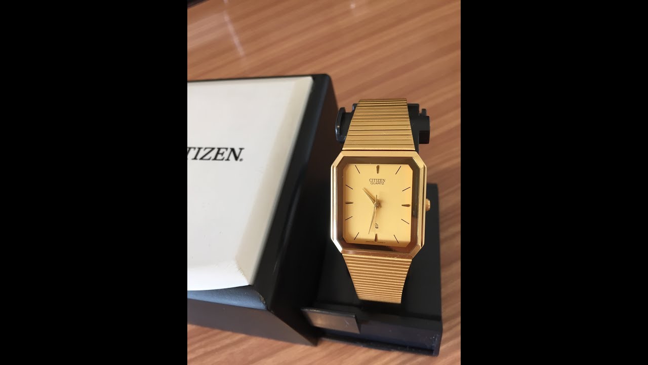 CASTELLANO - CITIZEN QUARTZ ANALOGICO DORADO VINTAGE `90s Mod. Cal. 6031 - S37137 HSB