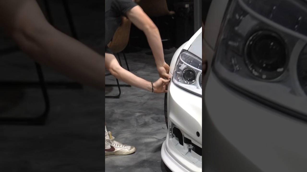 QUICK-RELEASE bumper MOD🔥 #cars #carguy #cartok #custom #quickrelease #bumper #carmodification