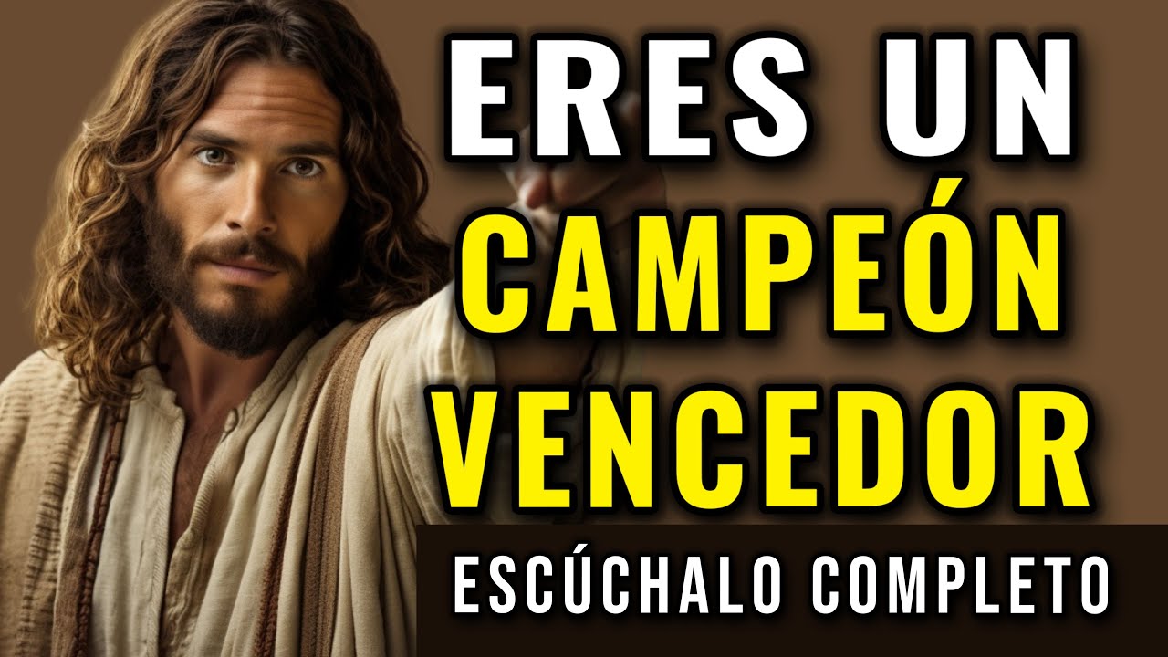 DIOS TE DICE, TE FELICITO POR TU FE TAN VALIENTE, ERES UN CAMPEÓN VENCEDOR
