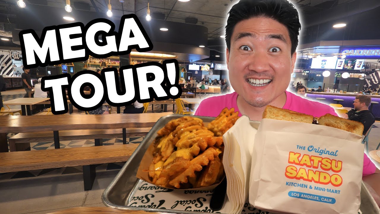 LA's GRANDEST NEW FOOD HALL - Exploring TOPANGA SOCIAL!