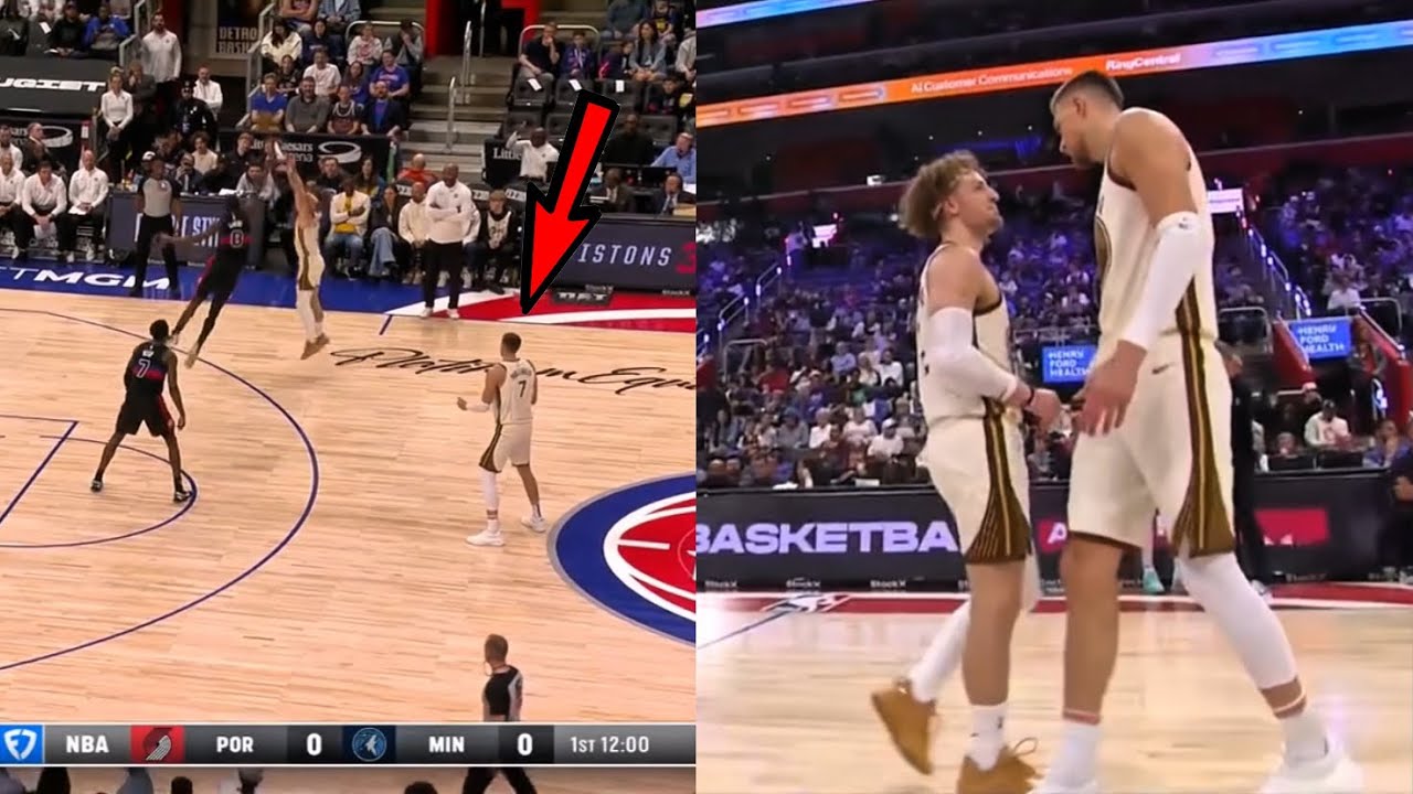 Kristaps Porzingis Is Already Getting SICK Of Podziemski 😭