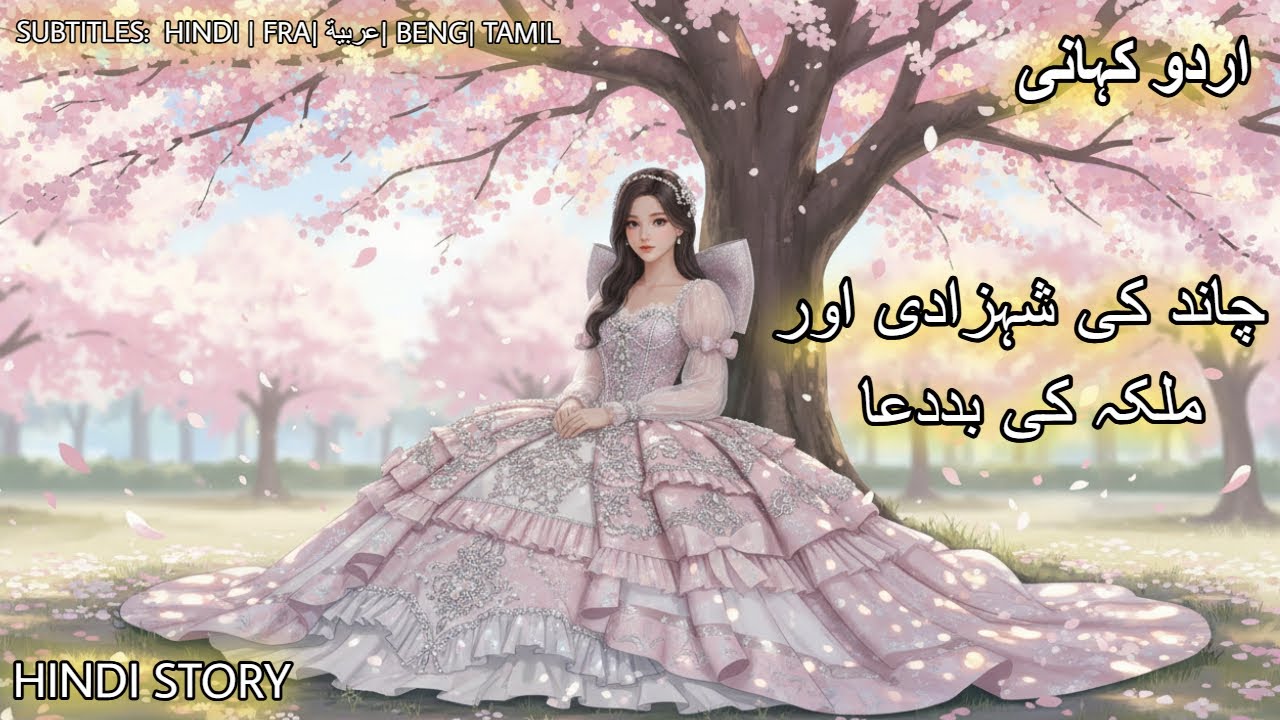 The Moon Princess & Queen's Curse 💔🌹🌸 | Urdu & Hindi Fairytales🌸 #fairytalesstory #fairytalesinhindi