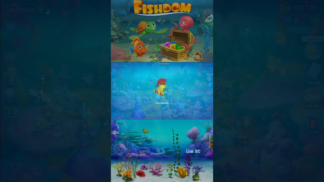 Fishdom Minigame 3 | Liah RC #shorts  #liahrc #liahrcgameplay #fishdom