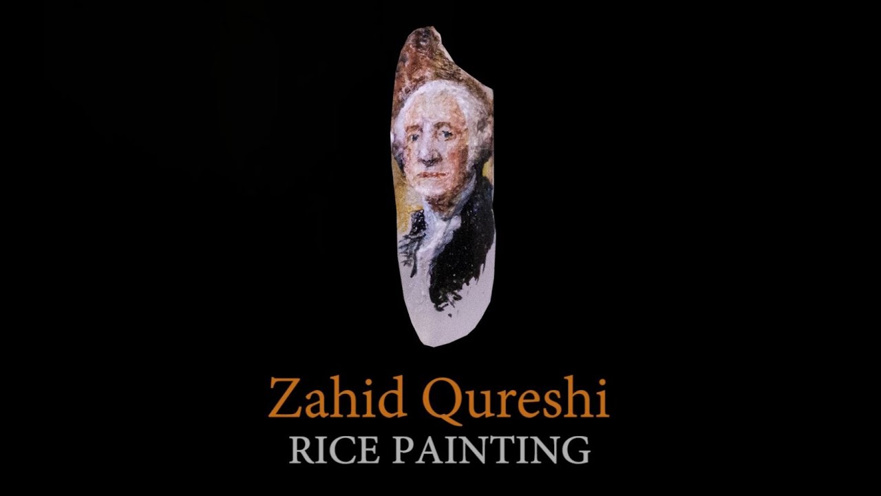 Zahid Qureshi Rice Painting