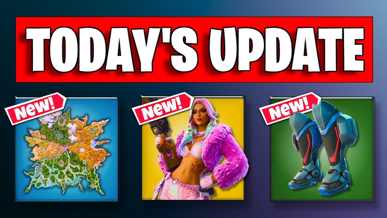 Что нового в сегодняшнем обновлении Fortnite?