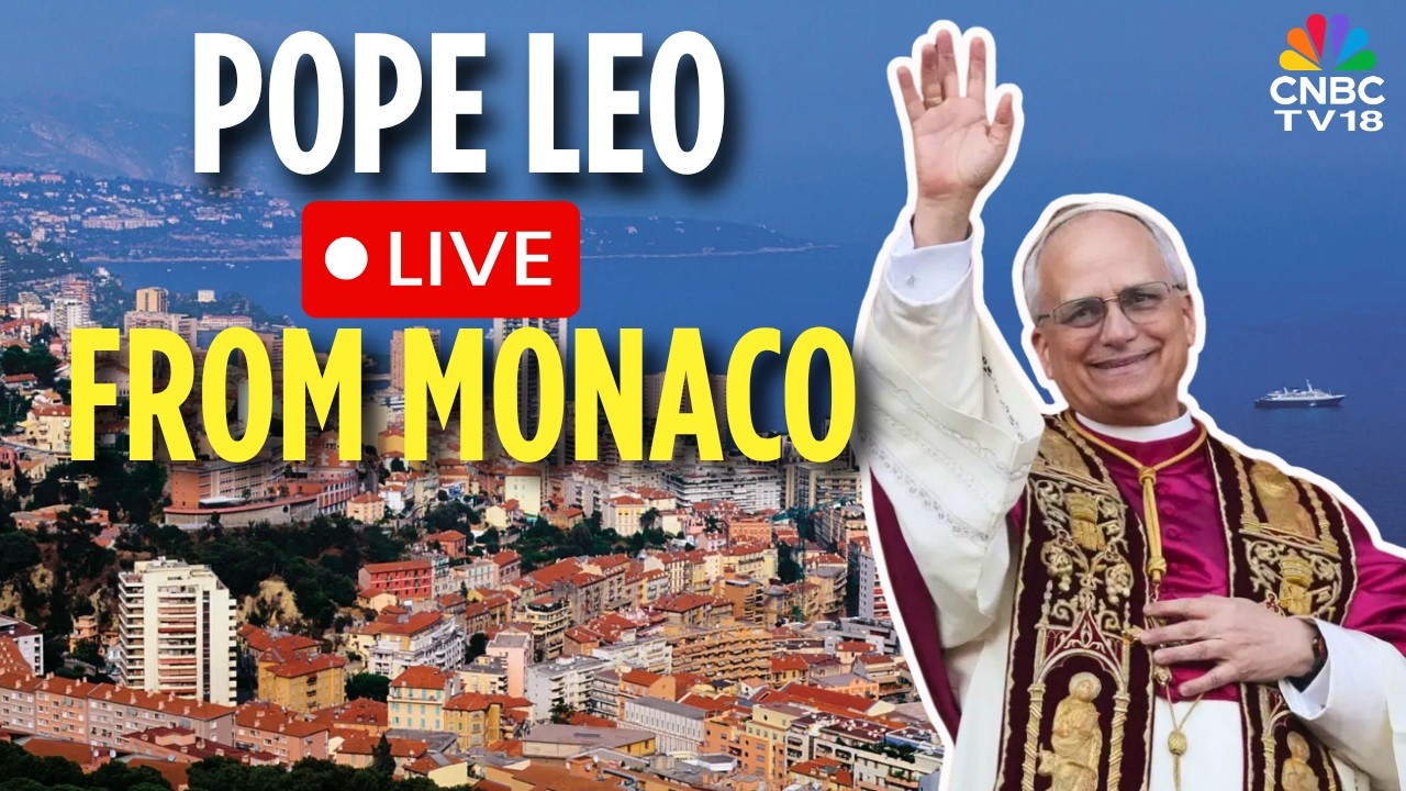 Pope Leo LIVE From Monaco | Vatican News: Pope Leo Arrives in Monaco | Pope Mass Today | N18G